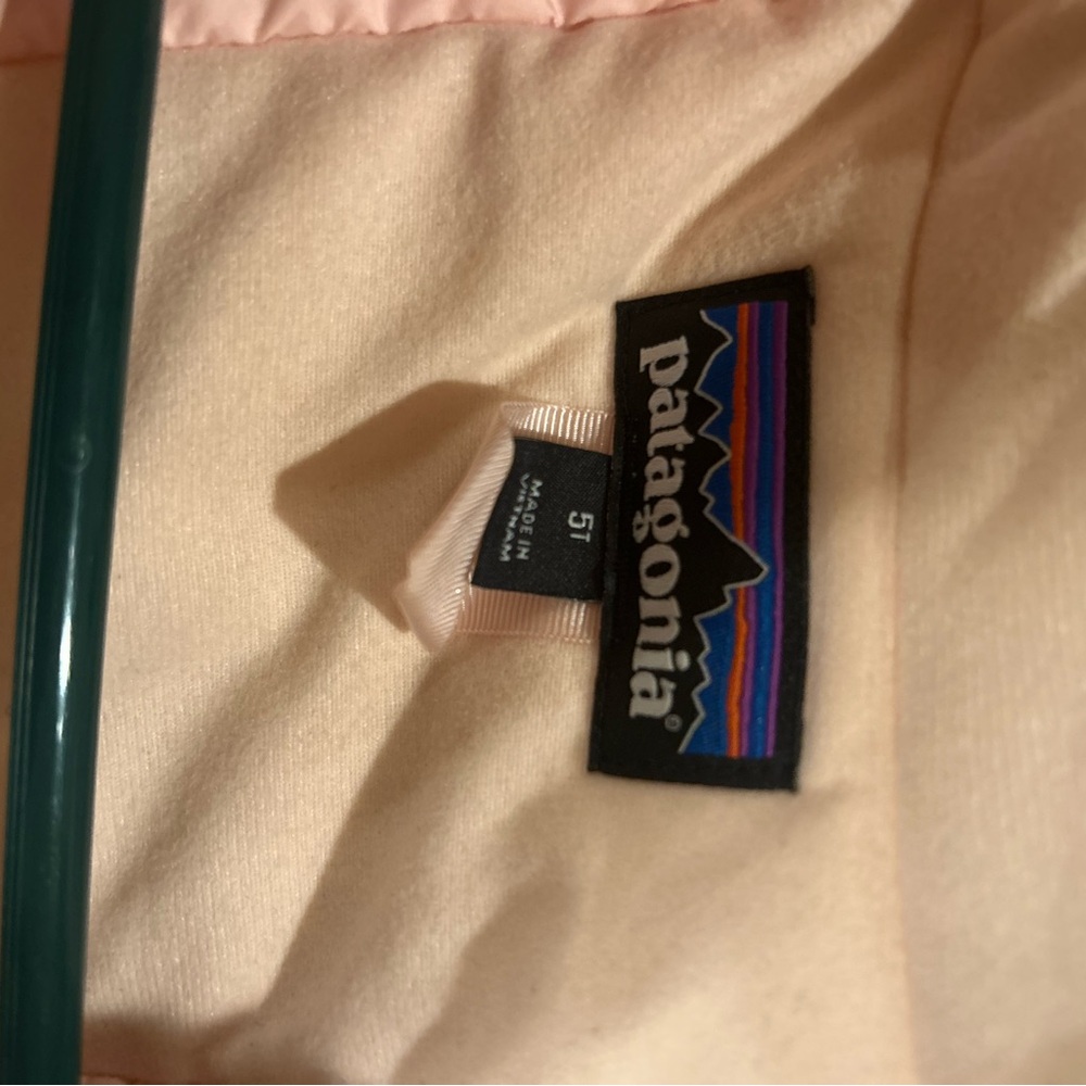 Patagonia Kids Geometric Snowsuit in Navy, Pink & Teal - Picture 4 of 4